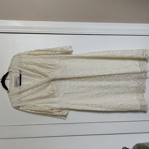 Lace ivory dress